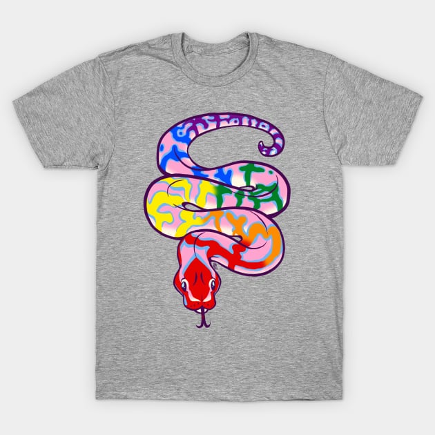 Pride Python T-Shirt by Copperbora